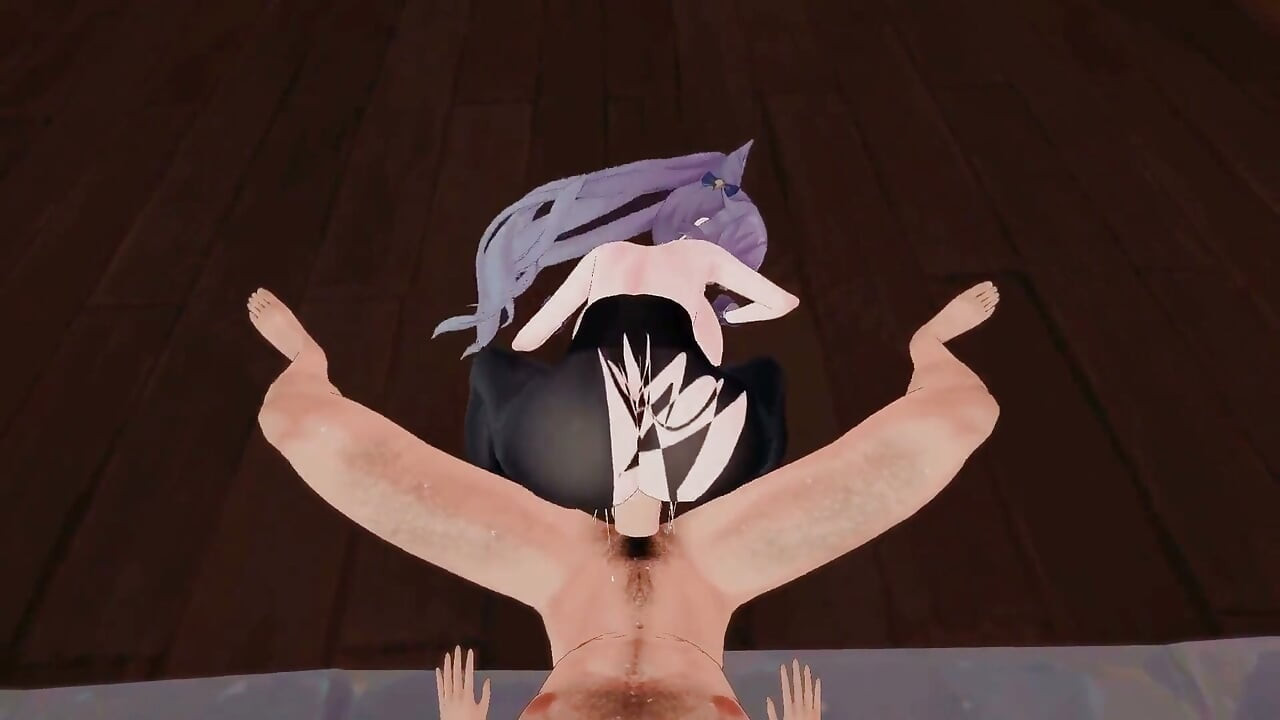 Genshin Impact - Lady Keqing X mob sex - animaciones hentai en 3d