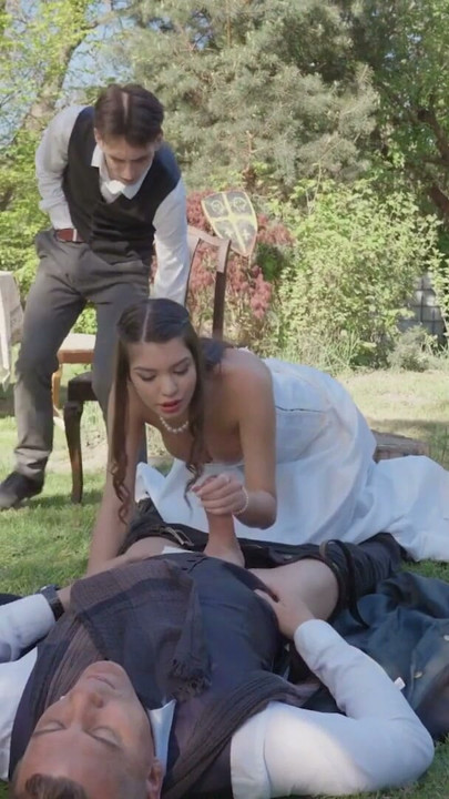 BRIDE4K. Please, Cum all over me on my Wedding | Clip 2