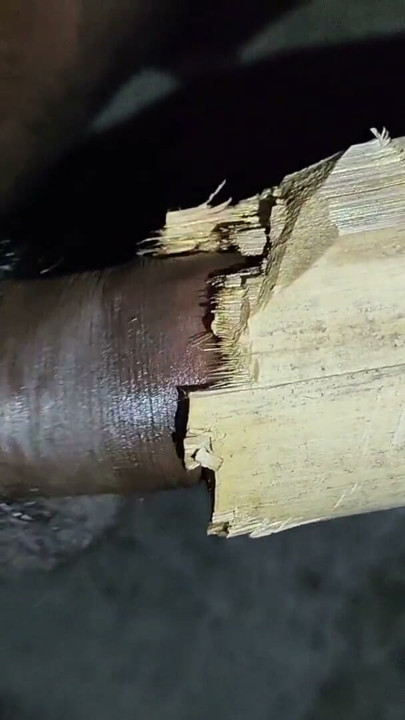 Indian Teen Boy Fucks a Bamboo Hole For enjoyment and Pours lot of cum inside it | Clip 2