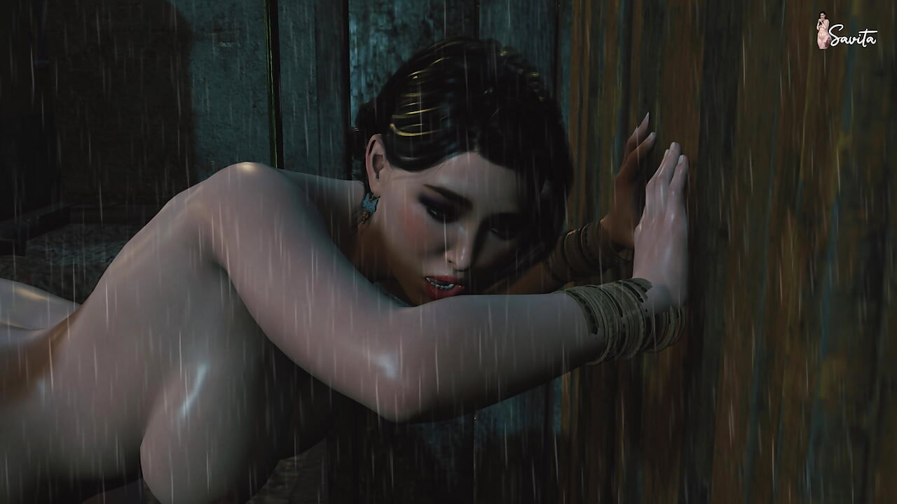 Sexy viúva indiana Meena fodida por seu vizinho na chuva