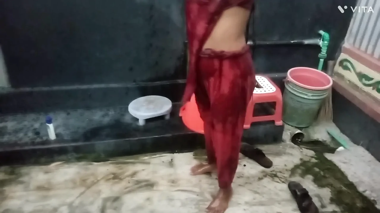 I was watching my stepbrother from above in a hot shower scene, but instead of getting angry, I let him cum inside my clumsy