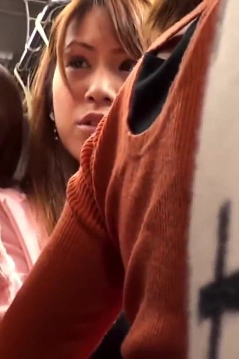 Caught in the Crowd, Alluring Wives Turn the Tables and Play with His Rising Tension on a Packed Bus - Scene 3