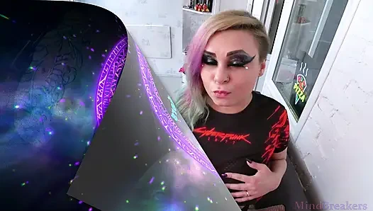 Мой сексуальный киберпанк сводная сестра глубоко заглатывает и трахает сиськами