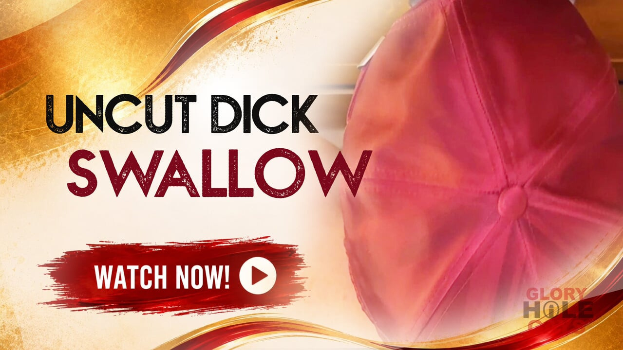 Horny young man with horny cock and long foreskin