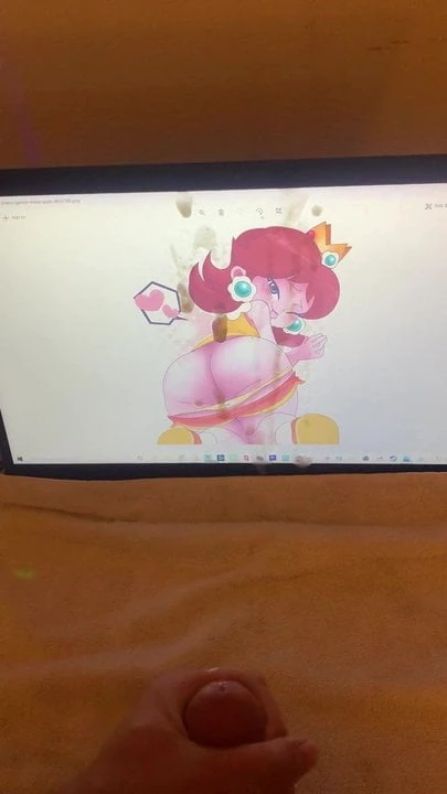 Princess Daisy Cum Tribute