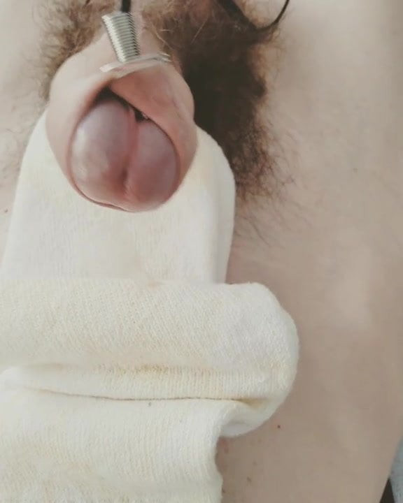 Estim cum white socks
