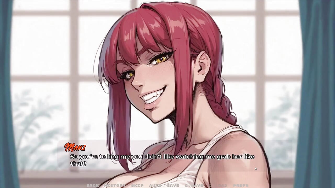 Noua mea iubită Tabu Hentai joc Ep.49 Sora mea vitregă a apucat fundul iubitei mele în fața tatălui ei vitreg!