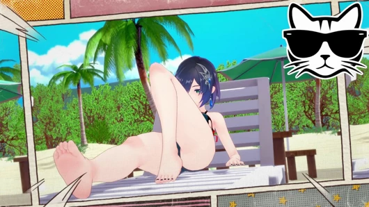 Yelan x Shenhe at the beach (genshin impact) P1 STORY