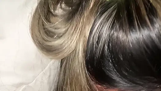 POV - Stepmom With Beautiful Fat Ass Riding Her Stepson