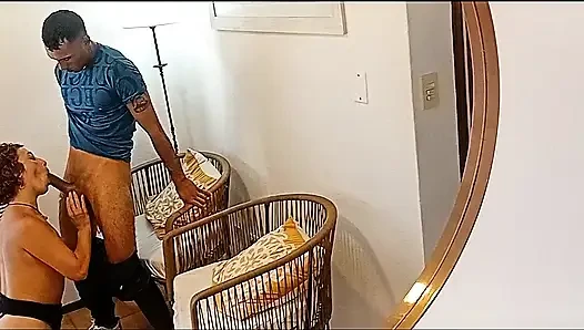 Deep Throat to the Young Neighbor