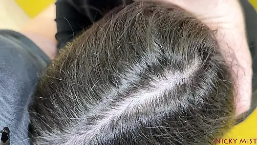 Asian MILF with Big Ass My Fetish Slut in Skirt 60fps