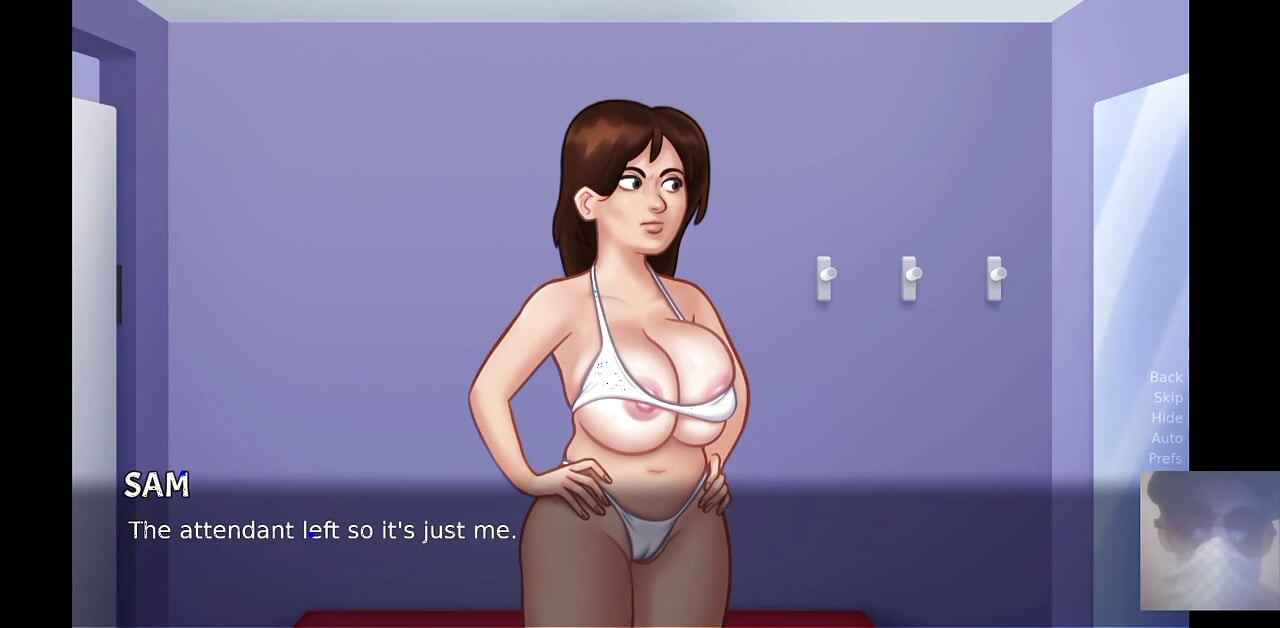 MILF STEP-MOM WAS SURPRISED! I FUCK HER IN SWIMSUIT! SUMMER TIME SAGA