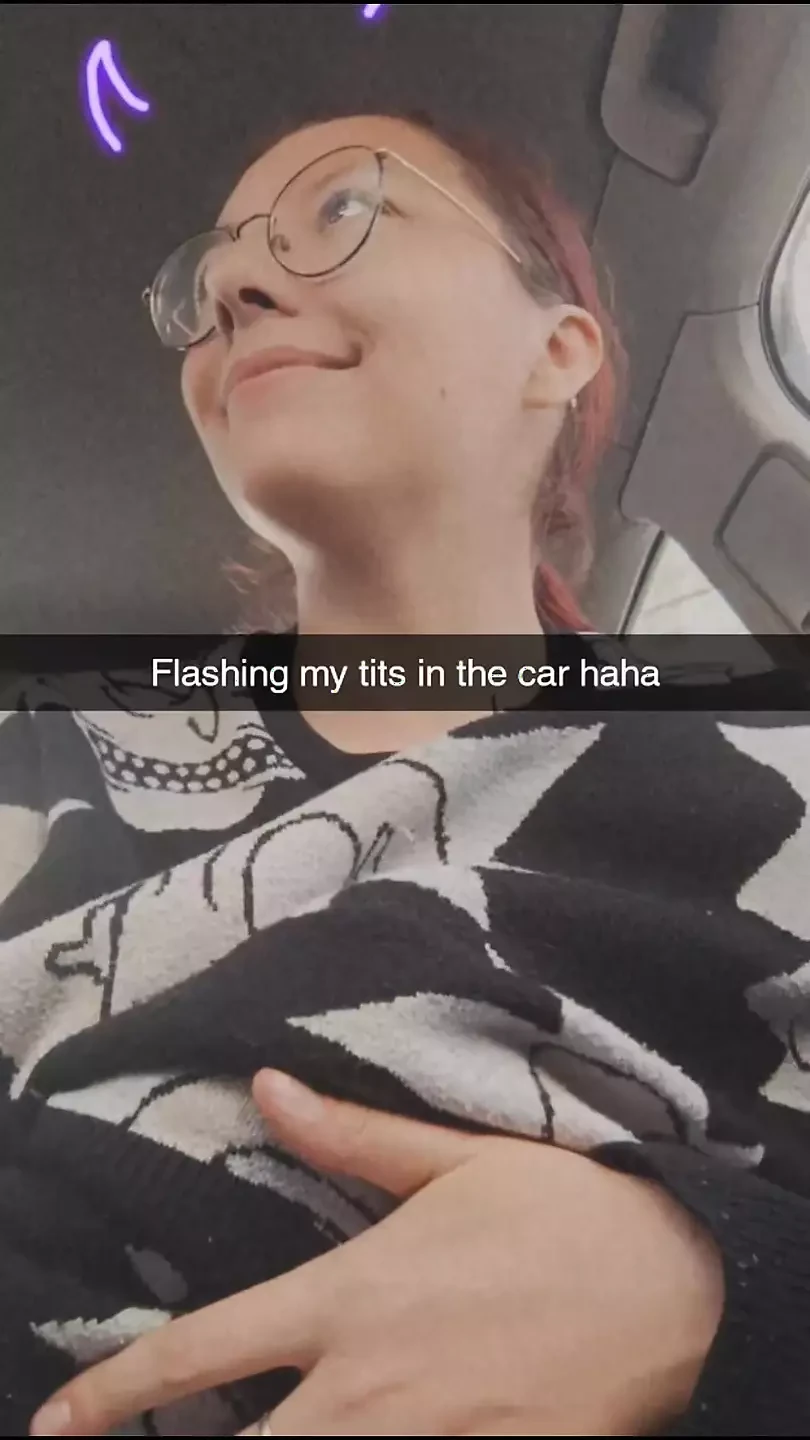Snapchat hoe public Car masturbation
