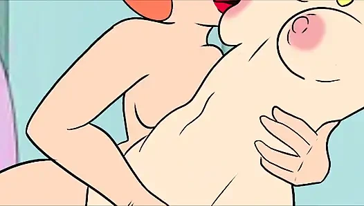 Lois Kennedy ve Leela sert yarak alıyor - aile adamı x futurama çizgi film seks derlemesi