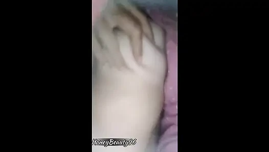 Indian College Student Playing with her Boobs