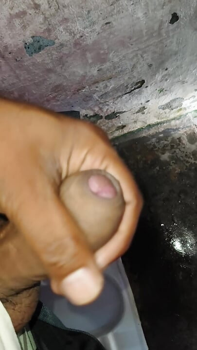 A 22-year-old boy is masturbating with his fist