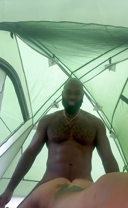 De wildernis was leuk. maar de tent had de meeste actie