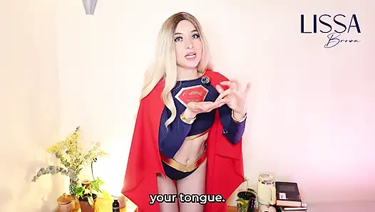 Super Girl führt eine CEI und JOI für dich durch