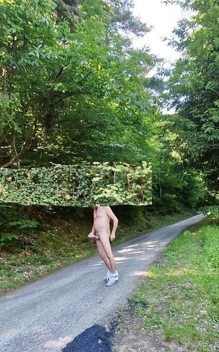 Handjob on the road