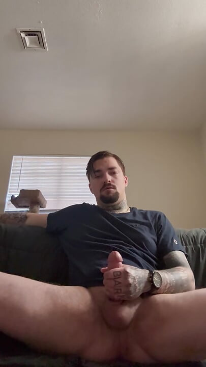 nikbanger delivers huge solo cumshot after edging