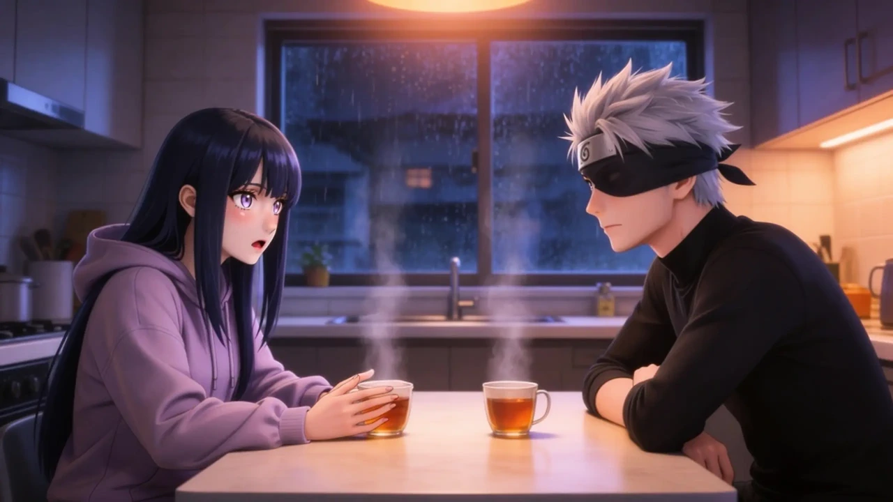 Hinata Hyuga sucking and fucking hard with Naruto Uzumaki in cowgirl, doggy style and missionary, intense moans, big ass bouncing, cream