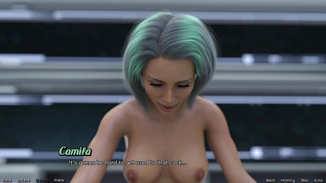 Nasukan u svemiru 176 - Vojna femdom djevojka svršava 3 puta od velikog bijelog kurca