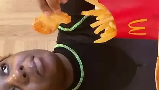 Public McDonald's Mukbang