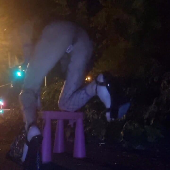 A whore in a mini-skirt with her ass, on the edge of the N7 in Brunoy. 2h00 Vanessabitchx Parischiennetrvprod⁹¹