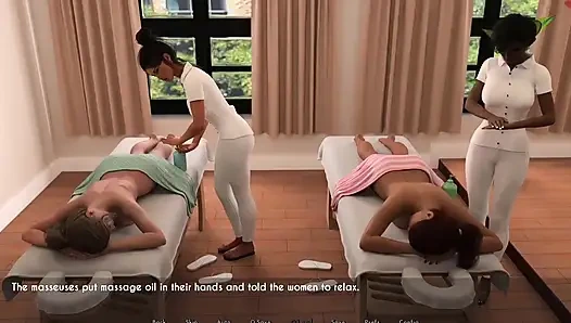 Masaj için dışarı çıkıyor