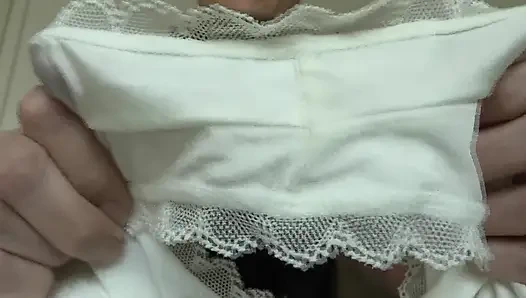 Sniff Slave Geraldine's Panties and Masturbate! Lady Victoria Valente