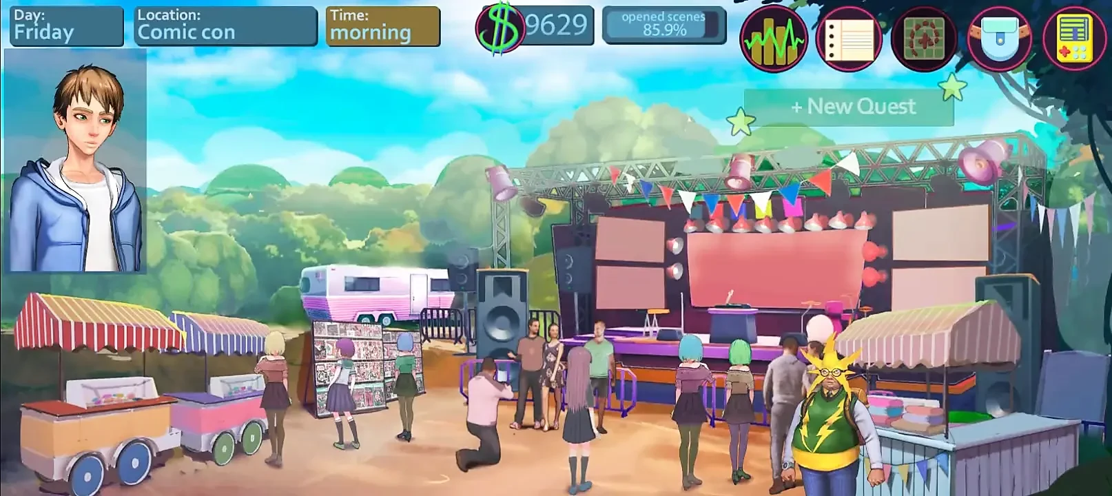 Taffy Tales V0.89.8a Część 77 Danny i Konkurs Cosplay autorstwa Loveskysan69