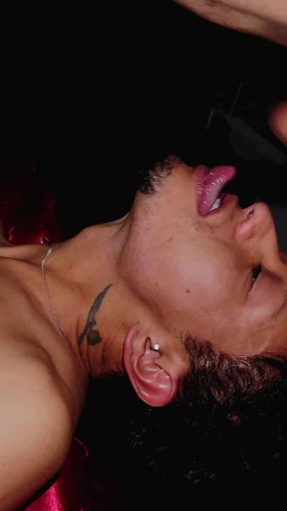 Double Cock Throatfuck on My Twink