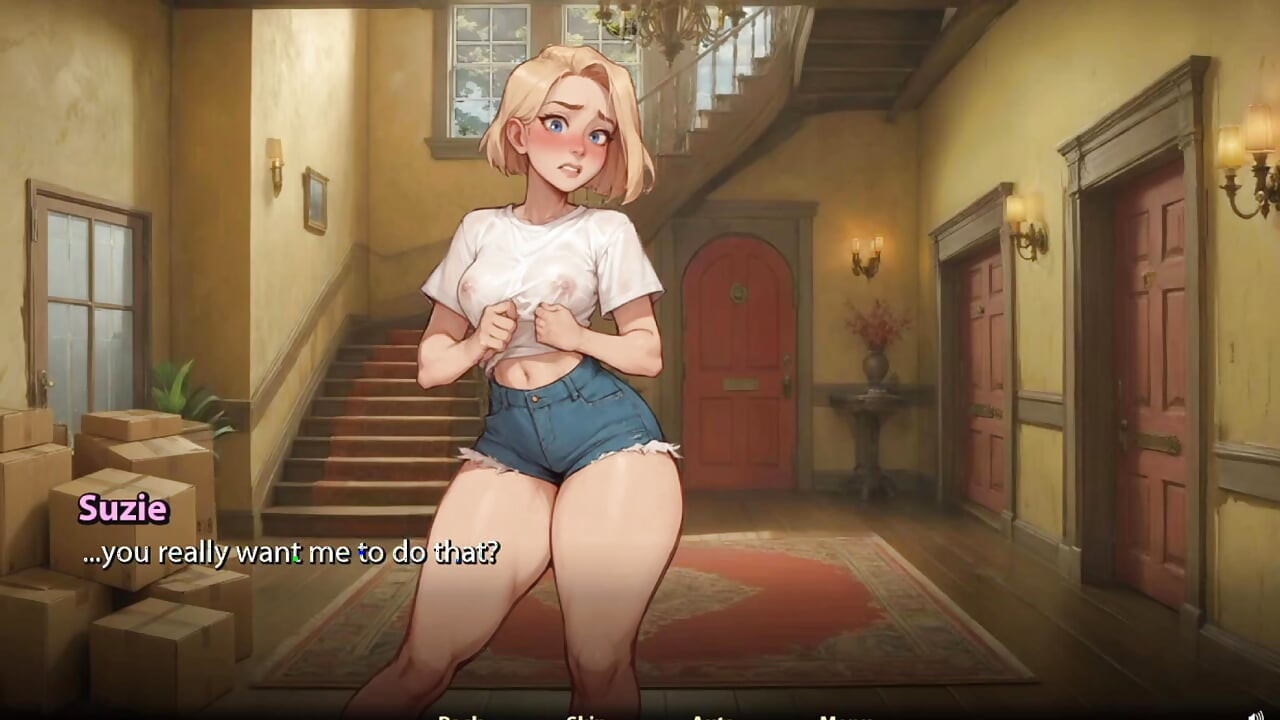 Girl spilled lemonade on herself and she looked so sexy