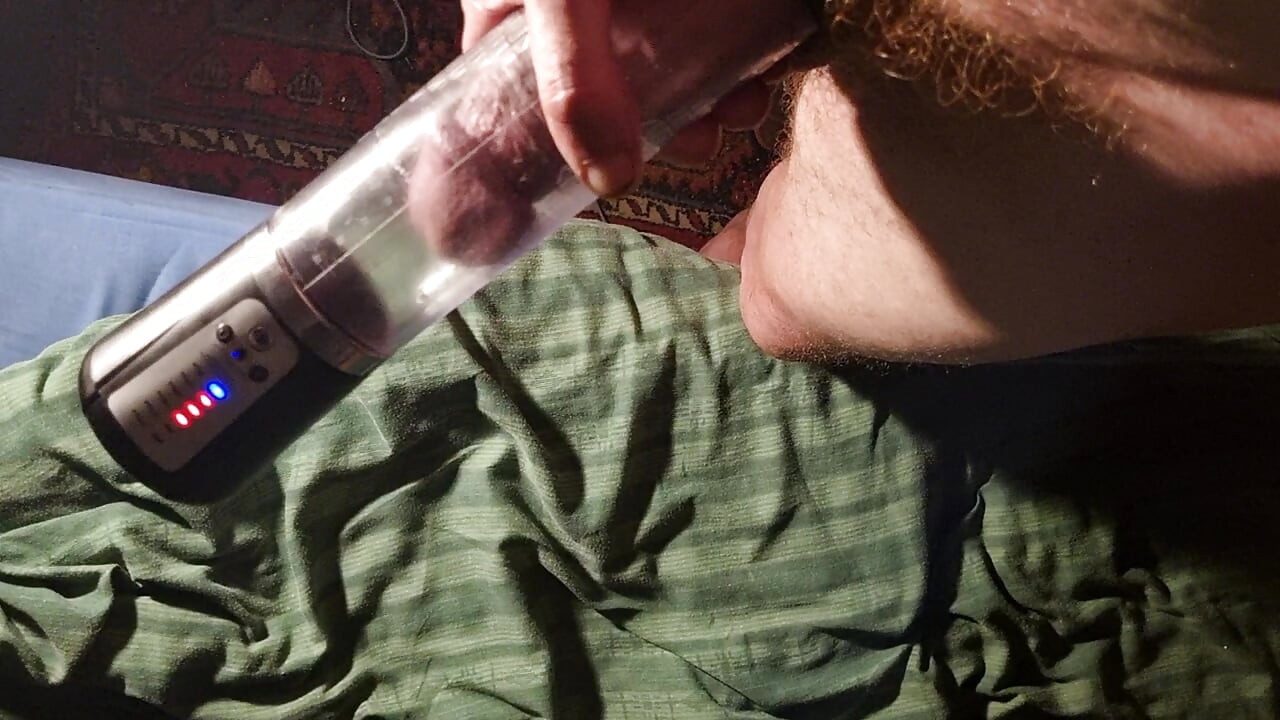 Pumping my dick