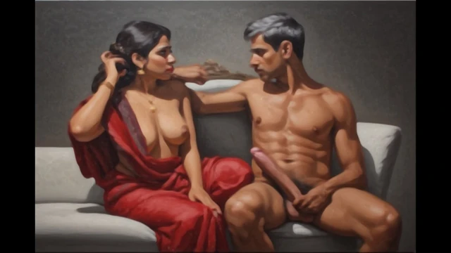 Indian super hot stepmom with big tits teaching her son how to fuck a wet pussy and satisfy it