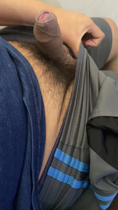 Showing the penis