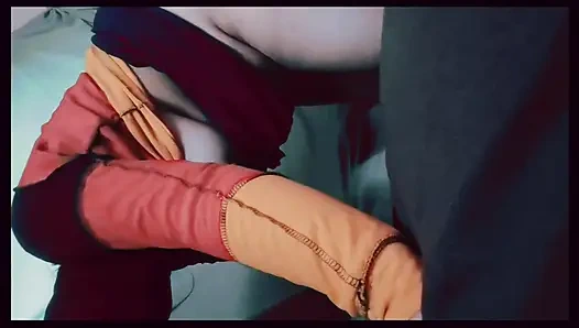 The woman from the Indian Desi Local village is going to take a big in the position of a full fat and saddle