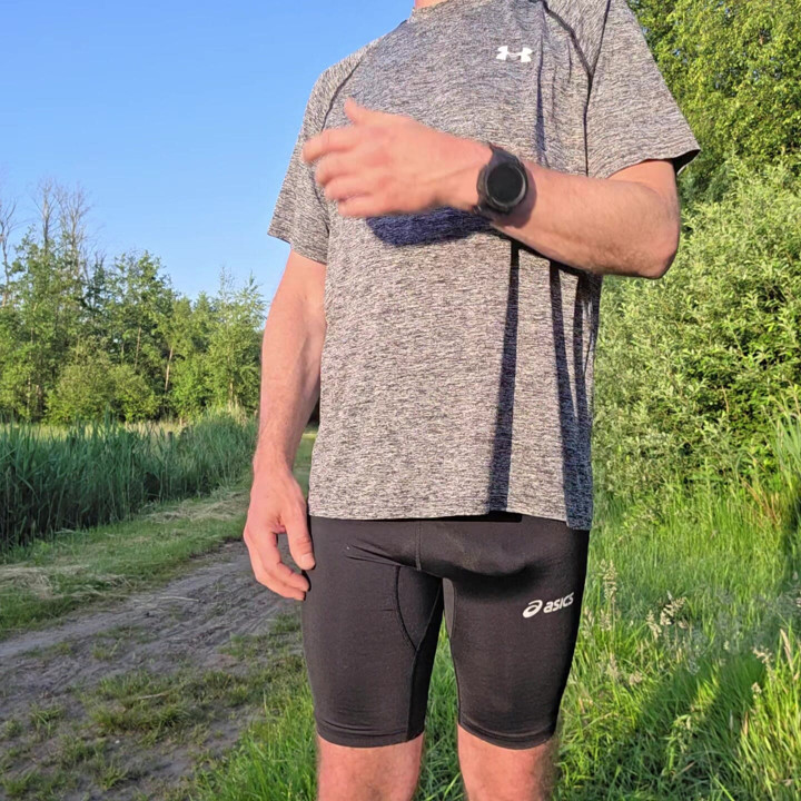 Blinkende pik udendørs offentlig