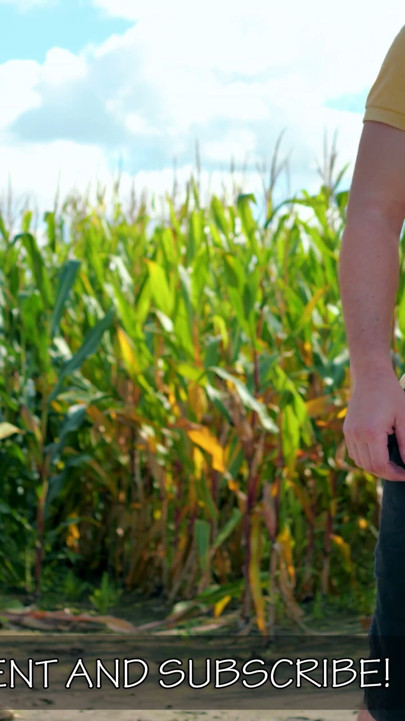 Outdoor Stranger Encounter: Petite MILF Cornfield Standing Sex & Cum on Ass | Clip 1