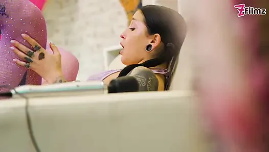 Morea Black and Stacy Bloom fisting and fucking