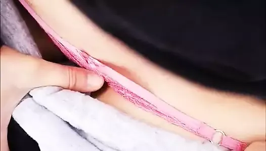 I love to flash my pink pussy in public and get figered and rubbed
