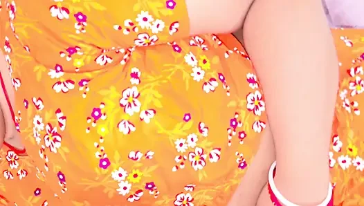 I find my little stepsister with my clothes on, take them off and fuck her hard until I cum in her pussy