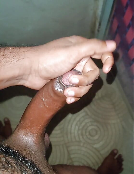 Masturbation in bathroom
