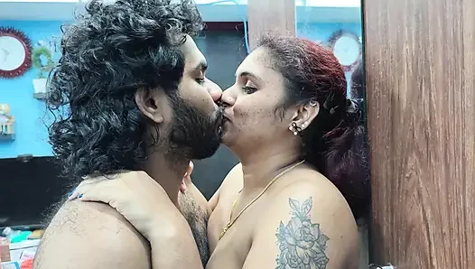 Ass kiss with boobs suck and lip lock