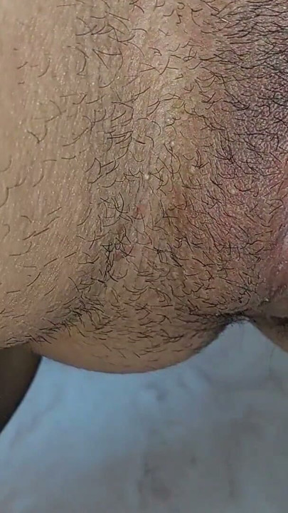 Sexy brunette naked in the kitchen. Latina hairy pussy, big ass, big tits, big nipples. | Clip 1