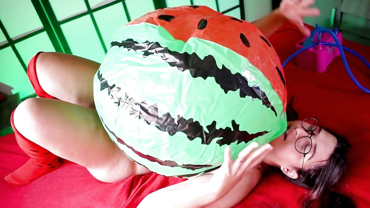 Watermelon Beachball - Blow Mount Deflate - Bunny Looner
