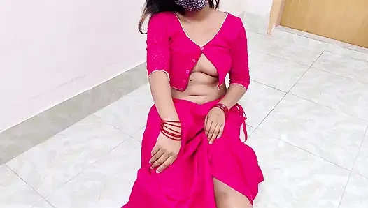 Saree Wear Village Boudi по-настоящему пальцами, секс-видео XXX Bangla, ясный грязный разговор