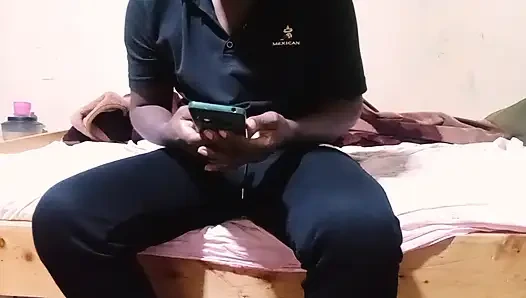 Big booty guy jerking off her big dick and shooting big cumshot