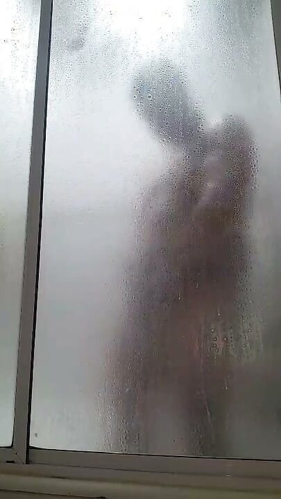 Last video in the bathroom through the panel