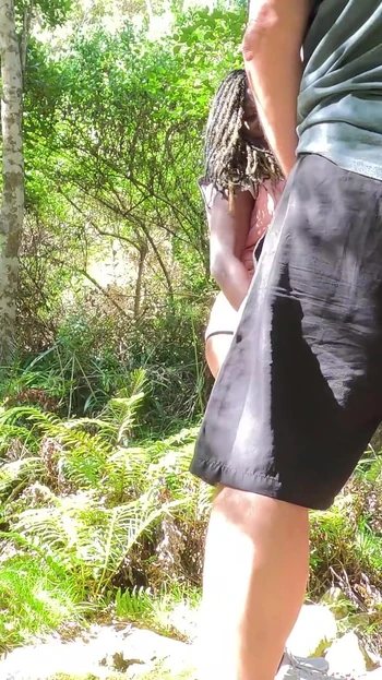 I Lick All the Cum of Sugardaddies Cock on a Secret Beach After Our Hike